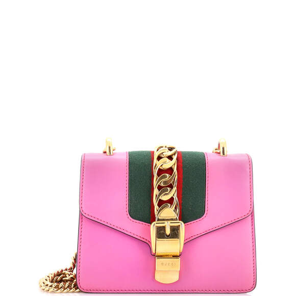 Gucci Sylvie Chain Shoulder Bag Leather #185099G62
